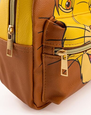 Disney Lion King Backpack for Women, Men, Boys, Girls, Unisex | Cute PU Leather 10" Simba Mini Backpack Purse Shoulder Purse | Lion King Bag and Accessories in Kuwait