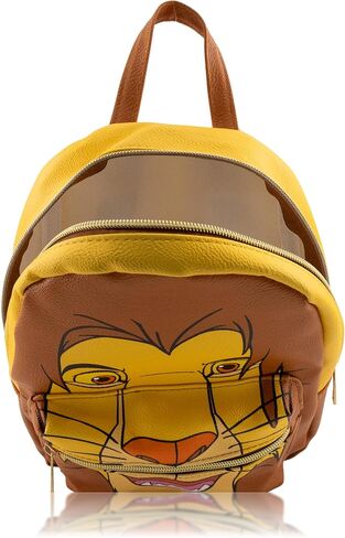 Disney Lion King Backpack for Women, Men, Boys, Girls, Unisex | Cute PU Leather 10" Simba Mini Backpack Purse Shoulder Purse | Lion King Bag and Accessories in Kuwait