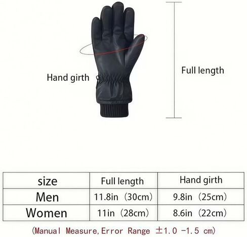 Ski Gloves for Men & Women, Waterproof Snow Gloves with Touchscreen, Winter Snowboarding Glove with Fleece Lining and Adjustable Wrist Strap(White) in Kuwait
