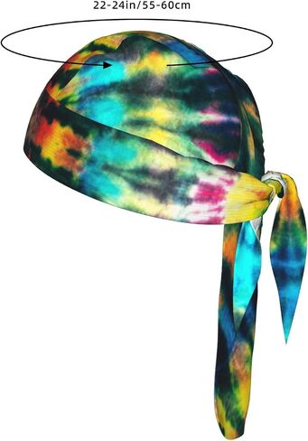Bandana Skull Cap for Men Women, Sweat Wicking Helmet Liner, Cooling Do Rag Breathable for Motorcycle Workout in Saudi Arabia