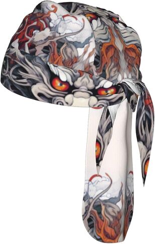 Bandana Skull Cap for Men Women, Sweat Wicking Helmet Liner, Cooling Do Rag Breathable for Motorcycle Workout in Saudi Arabia