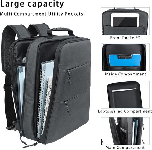 Laptop Sun Shade Backpack for Working Outside, 12-16" Outdoor Laptop Shade & Computer Tent, Anti-Glare Laptop Tent Sun Shade with Privacy Shield and Luggage Sleeve,Black in Saudi Arabia
