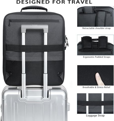 Laptop Sun Shade Backpack for Working Outside, 12-16" Outdoor Laptop Shade & Computer Tent, Anti-Glare Laptop Tent Sun Shade with Privacy Shield and Luggage Sleeve,Black in Saudi Arabia