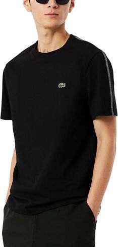 Lacoste Men's Branded Stripe Band T-Shirt in Kuwait
