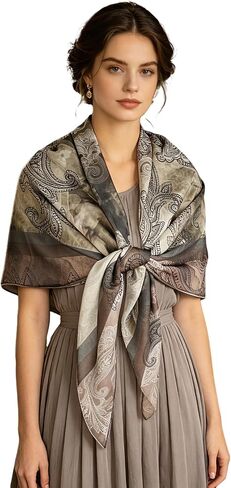 43" Large Square Scarf Hairscarf Fashion Scarves Hair Wrapping Scarfs Night Sleeping Headscarf for Women B09 in Saudi Arabia