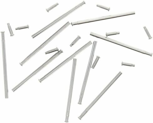 Ewatchparts 10 Set 20mm Tube Friction Pins Compatible With Fixing Men Citizen Eco Drive Watch Band Clasp in Saudi Arabia