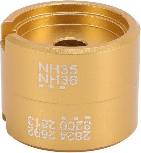 Asixxsix Watch Movement Holder, Watch Movement Base Repair Stand Watch Modding Repair Tool for 2824 2892 8200 2813 NH35 NH36, Aluminum Watch Repair Assembly Tool (Gold) in Kuwait