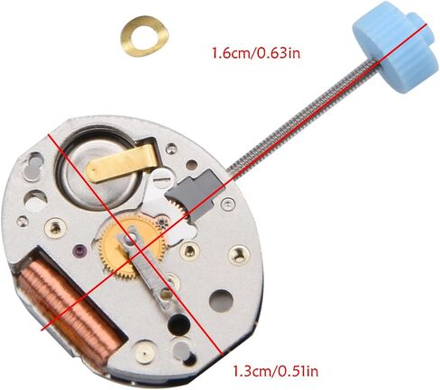 CHICHIYANG Quartz Watch Movement Replacement Part for Ronda 751 Movement 2-Hand Watch Accessories in Kuwait