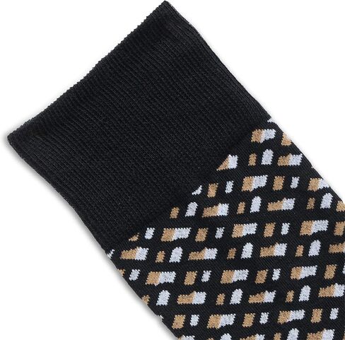 BOSS, 4-Pack Solid Cotton Socks Gift Set, festive black, 7-13 in Saudi Arabia
