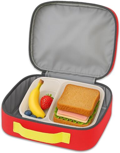 Lightning McQueen Backpack with Lunch Box for Kids - Bundle with 16'' Disney Cars Backpack, Lunch Bag, Water Bottle, Stickers, More | Disney Cars School Bag for Boys Set in Kuwait