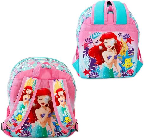 Disney Little Mermaid Mini Backpack with Lunch Bag - Bundle of 12" Ariel Mini Backpack Purse, Lunch Box, Stickers, Water Bottle, More School Supplies in Kuwait