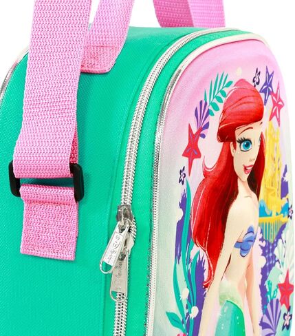 Disney Little Mermaid Mini Backpack with Lunch Bag - Bundle of 12" Ariel Mini Backpack Purse, Lunch Box, Stickers, Water Bottle, More School Supplies in Kuwait