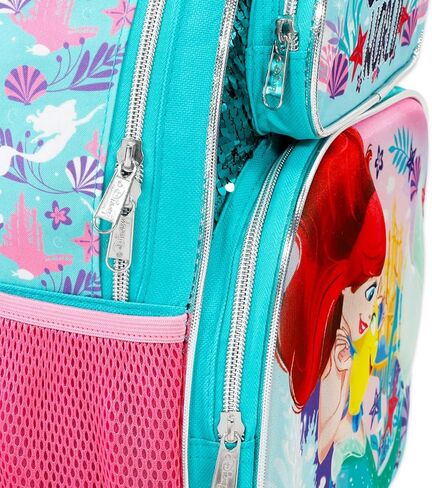 Disney Little Mermaid Mini Backpack with Lunch Bag - Bundle of 12" Ariel Mini Backpack Purse, Lunch Box, Stickers, Water Bottle, More School Supplies in Kuwait