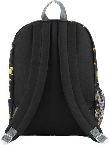 Bioworld Pokemon Pikachu All Over Print 16" Kids Backpack – Colorful Cartoon School Bag with Front Pocket & Side Mesh, Lightweight Travel Backpack for Boys & Girls in Kuwait