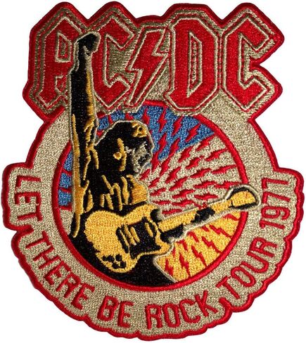 Ac/Dc Let There Be Rock Tour 1977 Woven Patch Size One Size in Kuwait