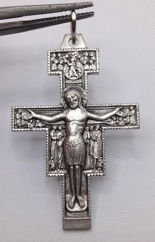 I G J CRUCIFIX OF SAINT DAMIANO (FAITHFUL REPRODUCTION OF THE CRUCIFIX THAT SPOKE TO SAINT FRANCIS OF ASSISI) - 100% MADE IN ITALY in Kuwait