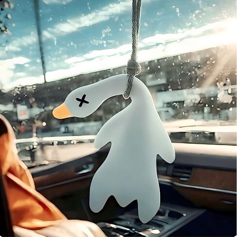 3PCS Color-Changing Roast Duck Pendant, Sunlight Activated Creative Ornament, Eco-Friendly PLA Material, UV Alert in Saudi Arabia