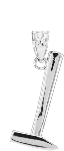 High Polish 925 Sterling Silver Sledgehammer Charm Pendant in Kuwait