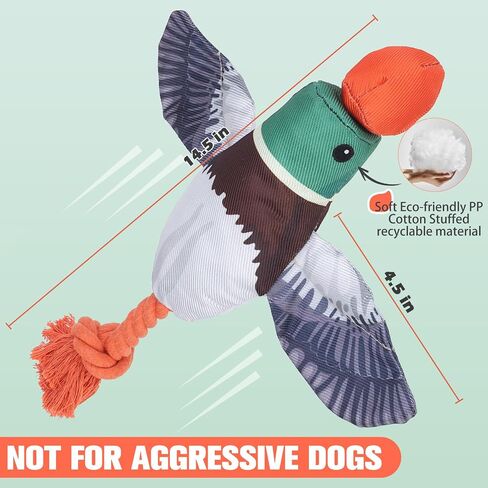قاذفة لعبة Duck Duck Duck Duck - لعبة جلب عائمة للكلاب ، Throuctive Chew Toy Thow Tharrowh ، متعة في الهواء الطلق للسلالات الصغيرة المتوسطة الكبيرة وليس للحيوانات الأليفة العدوانية in Kuwait