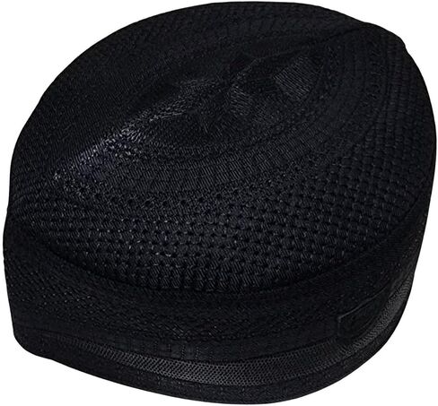 Al-Ameen Muslim Gift Muslim Kufi Hat for Men AMN-004 Islam Cap Unique Design Beanie Round Topi Headwear Ramadan Eid Gift in Kuwait