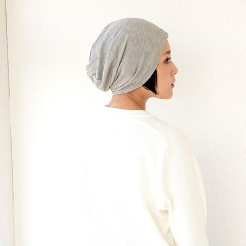CHARM White and Light Blue Cotton Summer Beanies for Men & Women in Kuwait