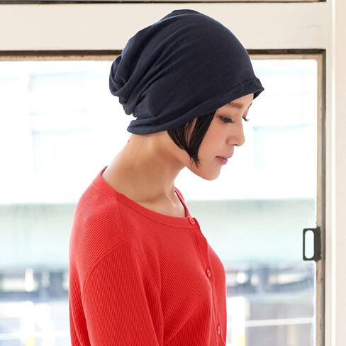CHARM White and Light Blue Cotton Summer Beanies for Men & Women in Kuwait