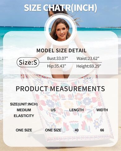 HORISUN Women Semi-Sheer Mesh Woven Beach Sarong Long Bikini Wrap Pareo Casual Swimsuit Cover Up for Summer in Saudi Arabia