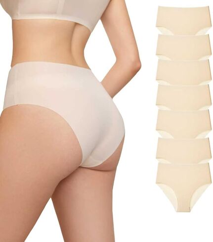 D.DUO Disposable Underwear for Women, Silky Seamless Invisible, Reusable Disposable Panties for Travel Hotal Stays(7PK) in Saudi Arabia