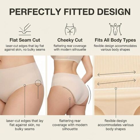 D.DUO Disposable Underwear for Women, Silky Seamless Invisible, Reusable Disposable Panties for Travel Hotal Stays(7PK) in Saudi Arabia