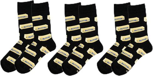 Butter Socks Funny Novelty Food Lover Socks for Women & Men in Kuwait