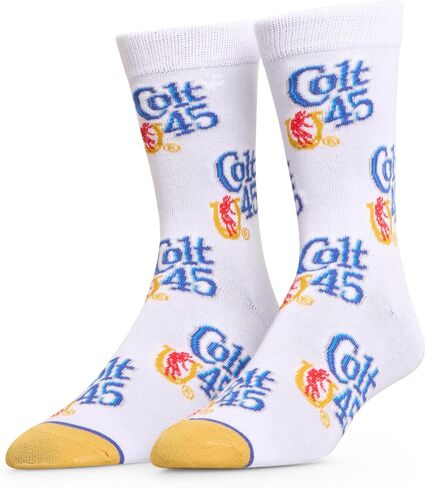 Crazy Socks – Beer Theme Novelty Crew Socks – Large – Funny Drinking Humor Socks Gift for Men Women in Kuwait