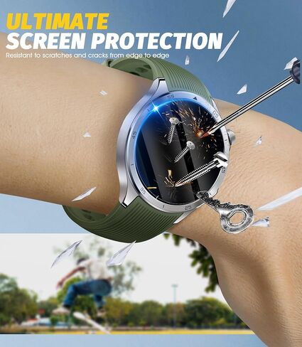 Orzero (3 Pack) Compatible for CMF Watch Pro 2 Tempered Glass Watch Screen Protector, with Auto Alignment Tool 9 Hardness High Definition Anti-Scratch Bubble Free in Kuwait