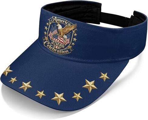 250th Anniversary Hats for Freedom Lovers Patriots Sun Visor in Saudi Arabia