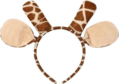 Girls Jungle Themed Dress Animal Tutu Dress Christmas Birthday Party Outfit 3pcs with Ears Headband Tail Accessories Baby Girl Giraffe 11-12 Years in Kuwait