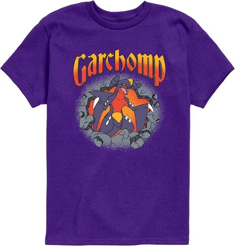 HYBRID APPAREL - Garchomp Rocks - Youth Boys Short Sleeve Graphic T-Shirt in Kuwait
