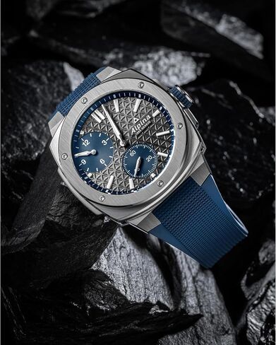 ساعة ألبينا للرجال Alpiner Extreme Regulator أوتوماتيكية سويسرية الصنع بسوار مطاطي، كريستال ياقوتي، 41 ملم، مقاومة للماء حتى عمق 200 متر in Kuwait