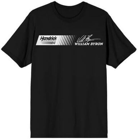 Hendricks Racing - William Byron 24 Racing Color Schemes Per Sponsor on Men's Black Short Sleeve Tee in Kuwait