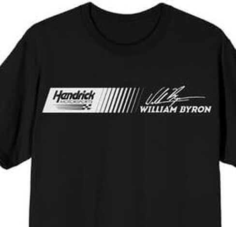 Hendricks Racing - William Byron 24 Racing Color Schemes Per Sponsor on Men's Black Short Sleeve Tee in Kuwait