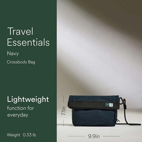 ANTLER - Essential Crossbody Bag - Small, Lightweight, Foldable & Adjustable Day Bag for Men & Women in Saudi Arabia