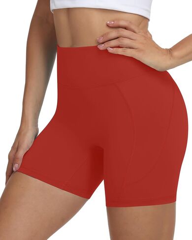 Moozava No Front Seam Womens 3"/5"/8" Workout Biker Shorts High Waisted Tummy Control Spandex Shorts for Yoga Running Gym in Saudi Arabia