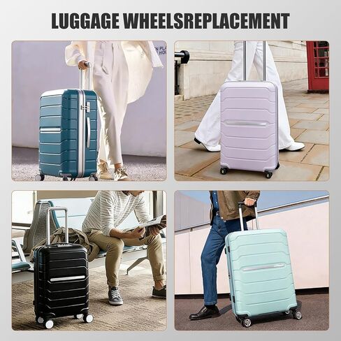 4Pack Wheels Replacement Kit Compatible With Samsonite Freeform Hardside Carry-On Luggage (Spinner Compatible Only With Samsonite Freeform Series) in Saudi Arabia