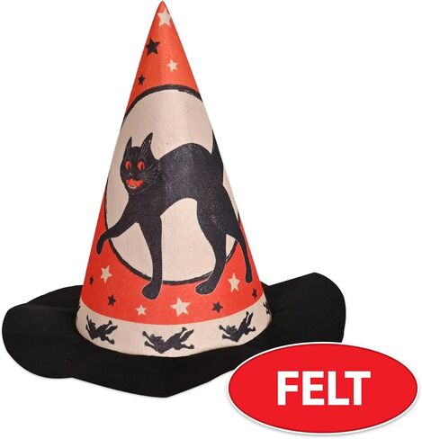 قبعات Beistle Vintage Halloween، مجموعة من قطعتين - أزياء مخيفة وإكسسوارات حفلات خدعة أو حلوى in Kuwait