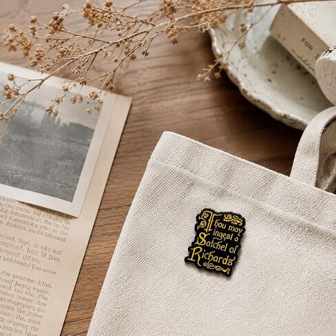 Funny Sarcastic Medieval Quote Pin - Enamel Gothic Pins Brooch for Backpacks, Jackets, Hats. Humor Hilarious Brooches Gifts for Witty Friends, Girls, Boys in Saudi Arabia