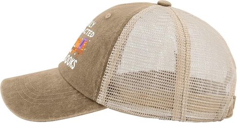 Easily Distract by Cats and Books Hat for Women Classic Washed Distressed in Kuwait
