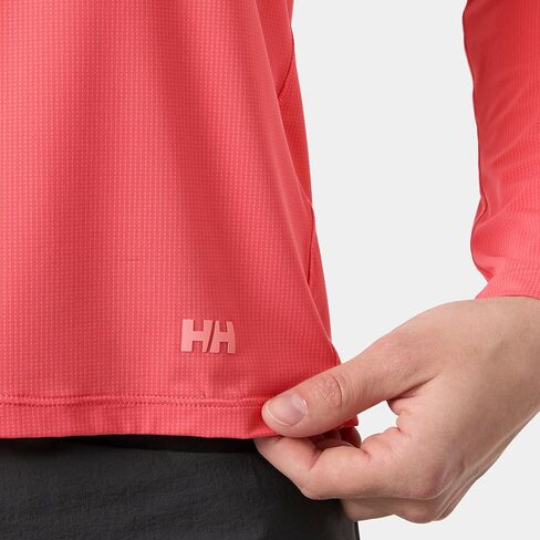 Helly-Hansen Shine Solen LS Crew - تي شيرت نسائي للأداء، حماية من الأشعة فوق البنفسجية، سريع الجفاف، قميص رياضي مسامي in Kuwait