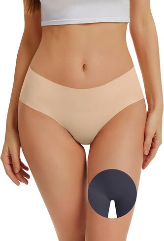 OVRUNS ملابس داخلية مقاومة لأصابع القدم من Cameltoe للنساء ملابس داخلية خافي العيوب بدون خياطة سراويل داخلية للتمرين in Kuwait