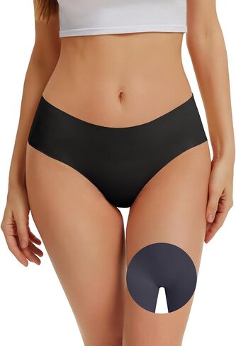 OVRUNS ملابس داخلية مقاومة لأصابع القدم من Cameltoe للنساء ملابس داخلية خافي العيوب بدون خياطة سراويل داخلية للتمرين in Kuwait