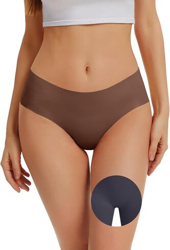 OVRUNS ملابس داخلية مقاومة لأصابع القدم من Cameltoe للنساء ملابس داخلية خافي العيوب بدون خياطة سراويل داخلية للتمرين in Kuwait