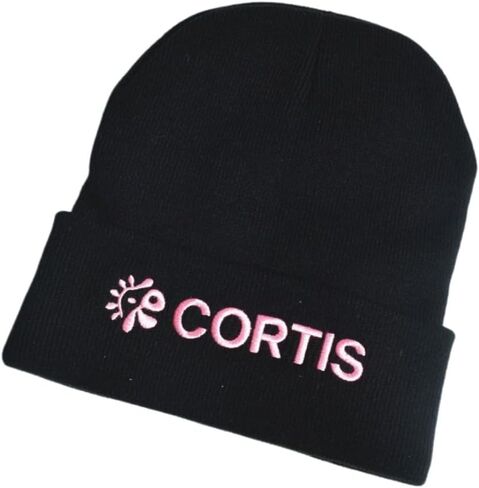 CORTIS Embroidered Beanie Hat - Korean Style Knit Cuffed Beanie, Unisex Casual Cap for Kpop Fans Multi in Saudi Arabia