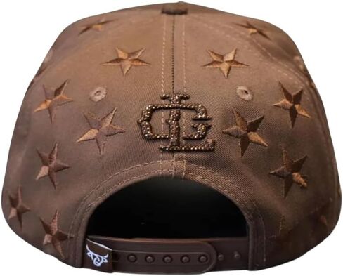LOST CALF Unisex All Star Brown A-Frame Snapback Patch Cap Hat in Kuwait